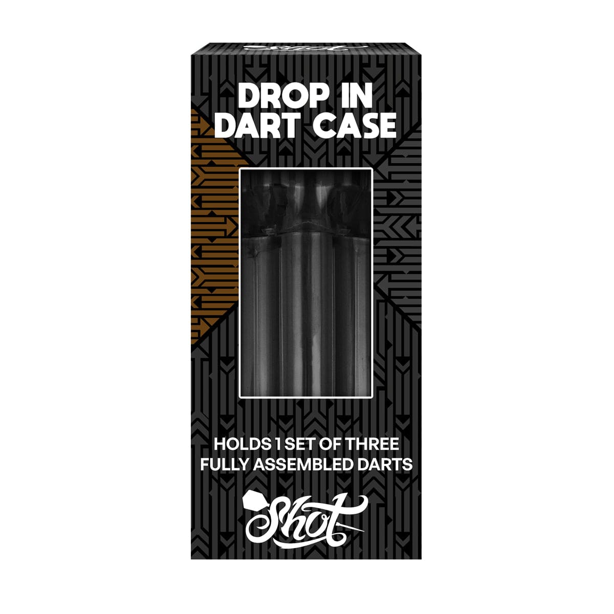 Shot Drop-in Darts Case - Holds 1 set of darts fully assembled