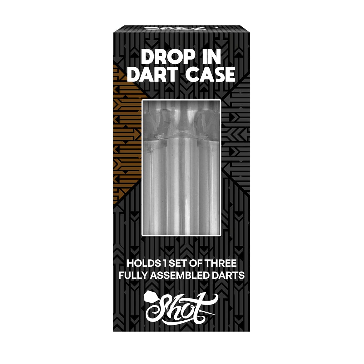 Shot Drop-in Darts Case - Holds 1 set of darts fully assembled