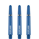 Scotland Football Nylon Shafts - Dart Stems with Springs - Blue - Medium