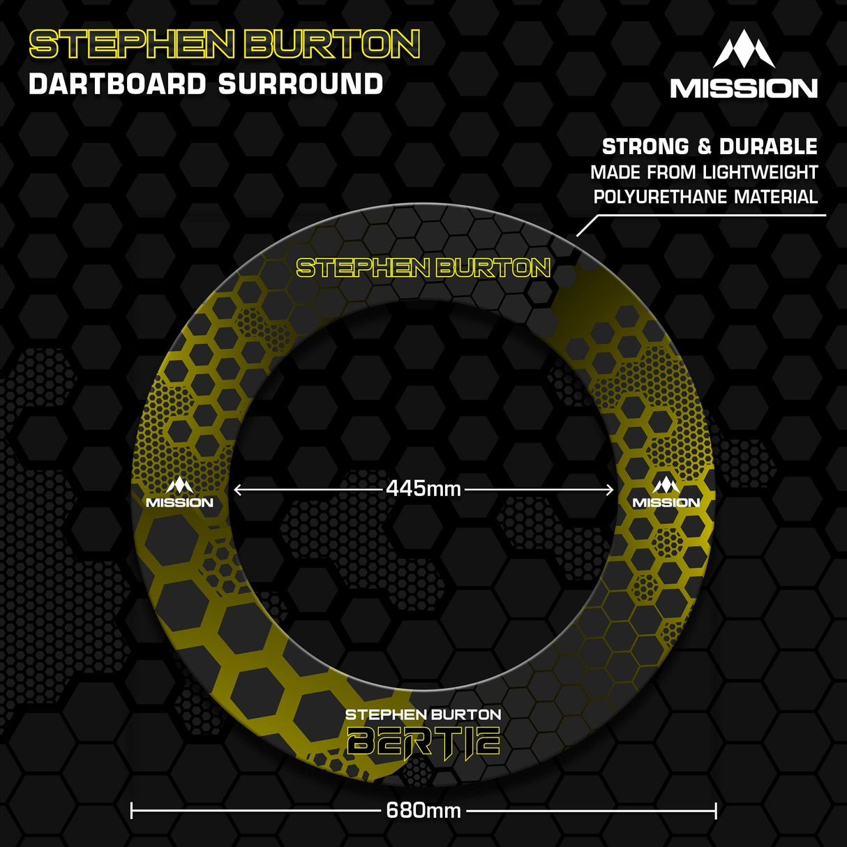 Mission Darts Players- Surround - Stephen Burton