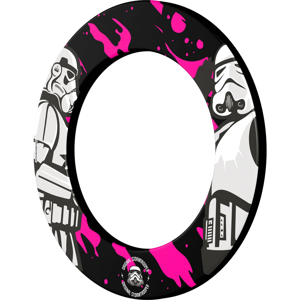 Original StormTrooper Dartboard Surround - S3 - Storm Trooper - Duo on Pink