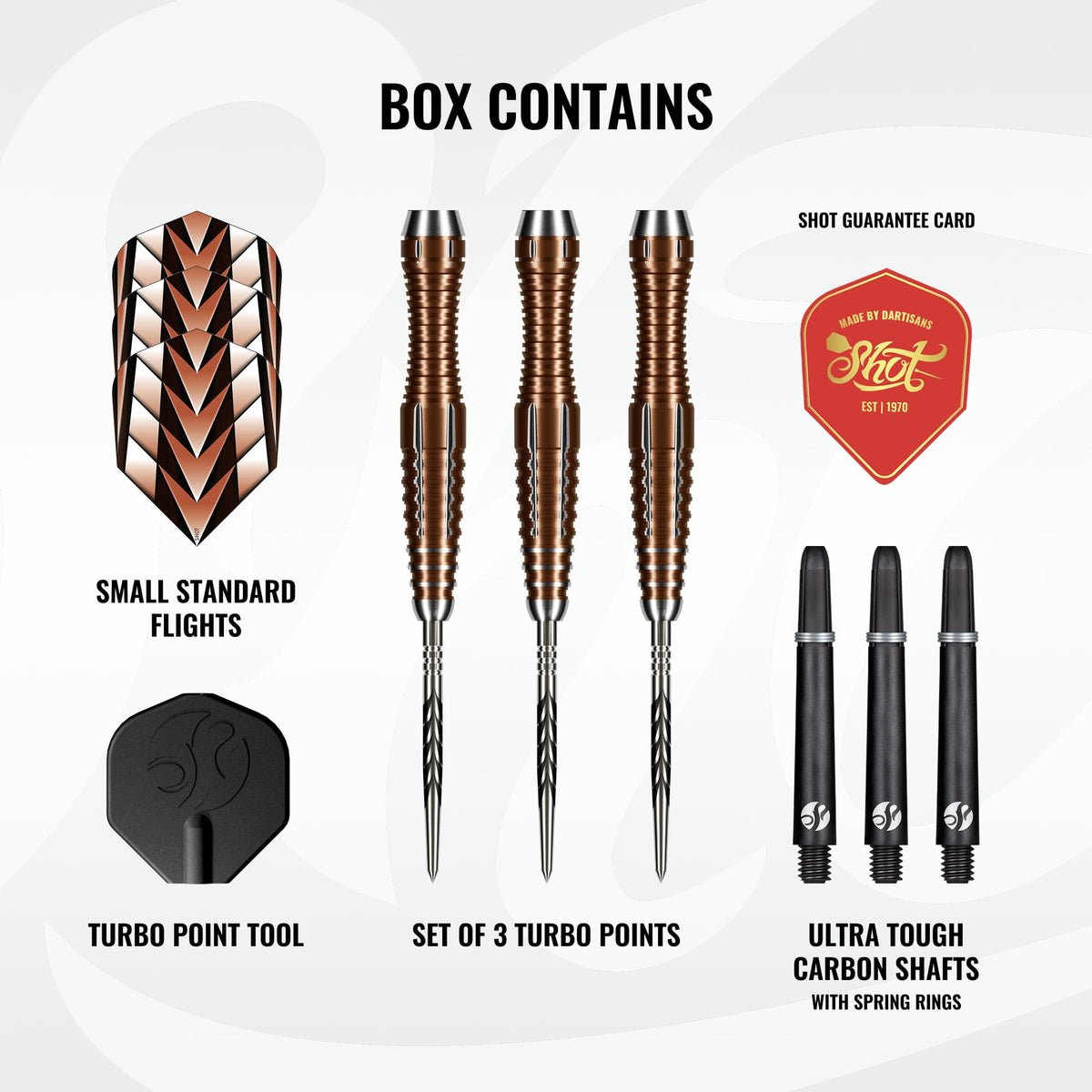 Shot Tribal Weapon TP Darts - Steel Tip - 90% Tungsten - 1 Series