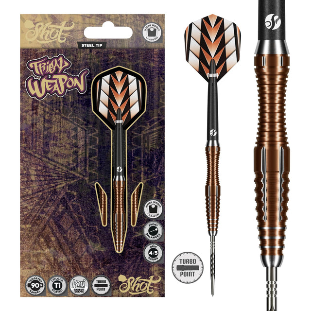 Shot Tribal Weapon TP Darts - Steel Tip - 90% Tungsten - 1 Series