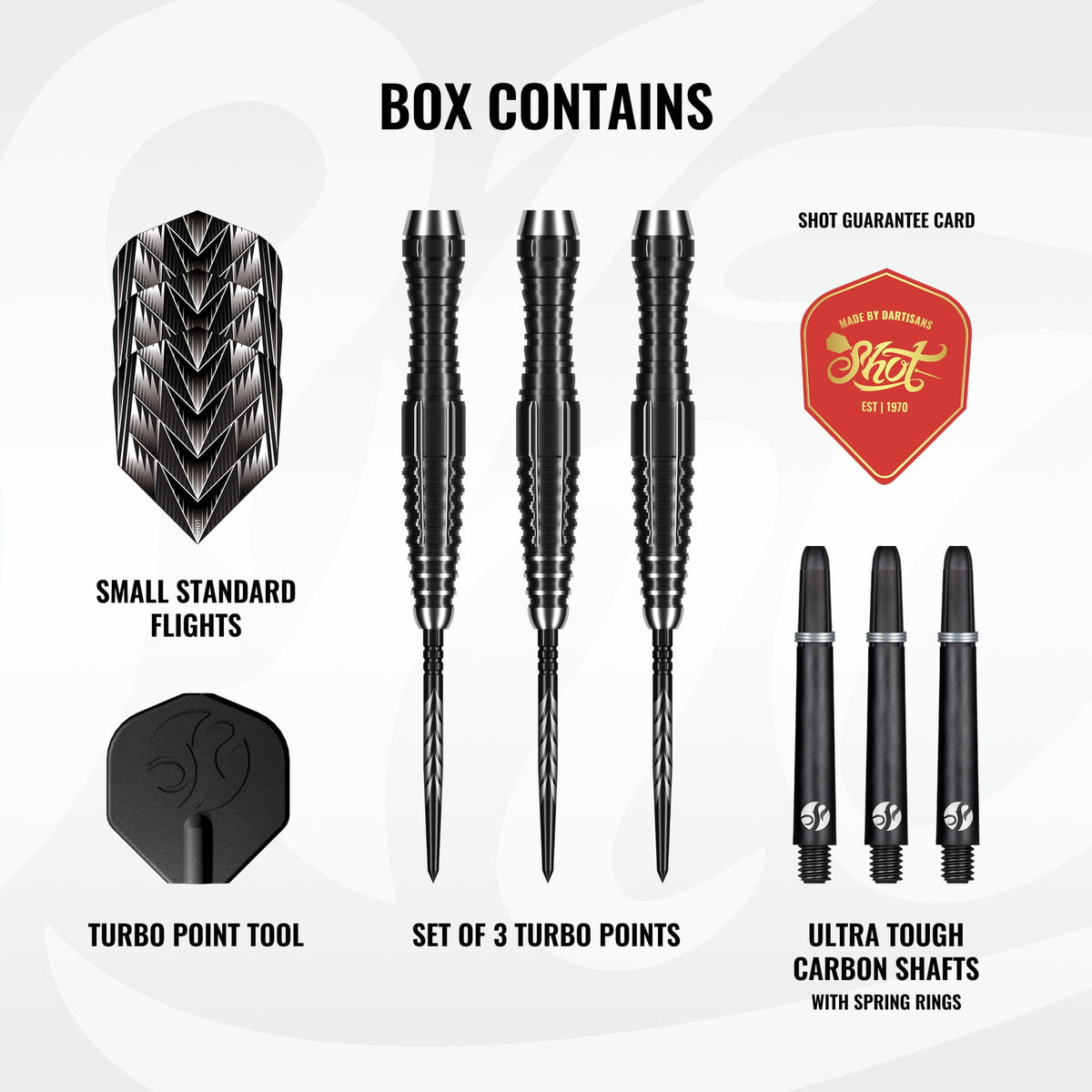 Shot Tribal Weapon TP Darts - Steel Tip - 90% Tungsten - 4 Series