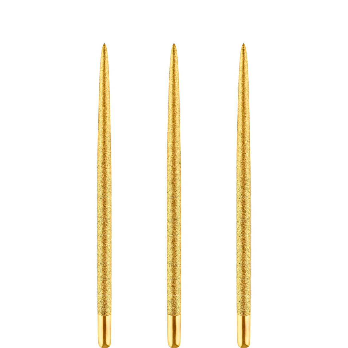 One80 Long Taper Dart Points - Sand Coated - Gold