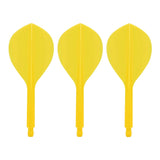 Condor AXE120 Dart Flights - Teardrop - Yellow
