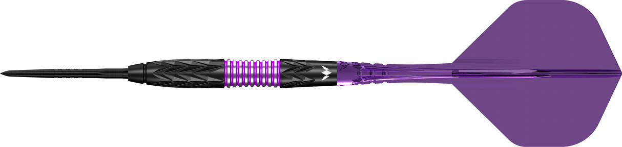 Mission Vector Darts - Steel Tip - 95% Tungsten - Black PVD & Purple Electro