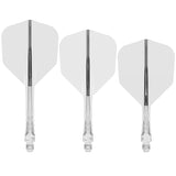 Mission Force 90 Vortex - Moulded Flight & Shaft - Standard No6 Clear / Short