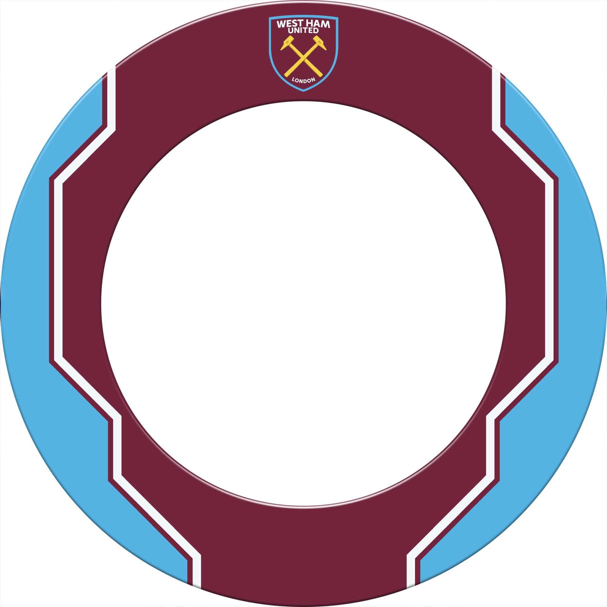 West Ham United FC - Official Licensed - Dartboard Surround - S3 - Geo