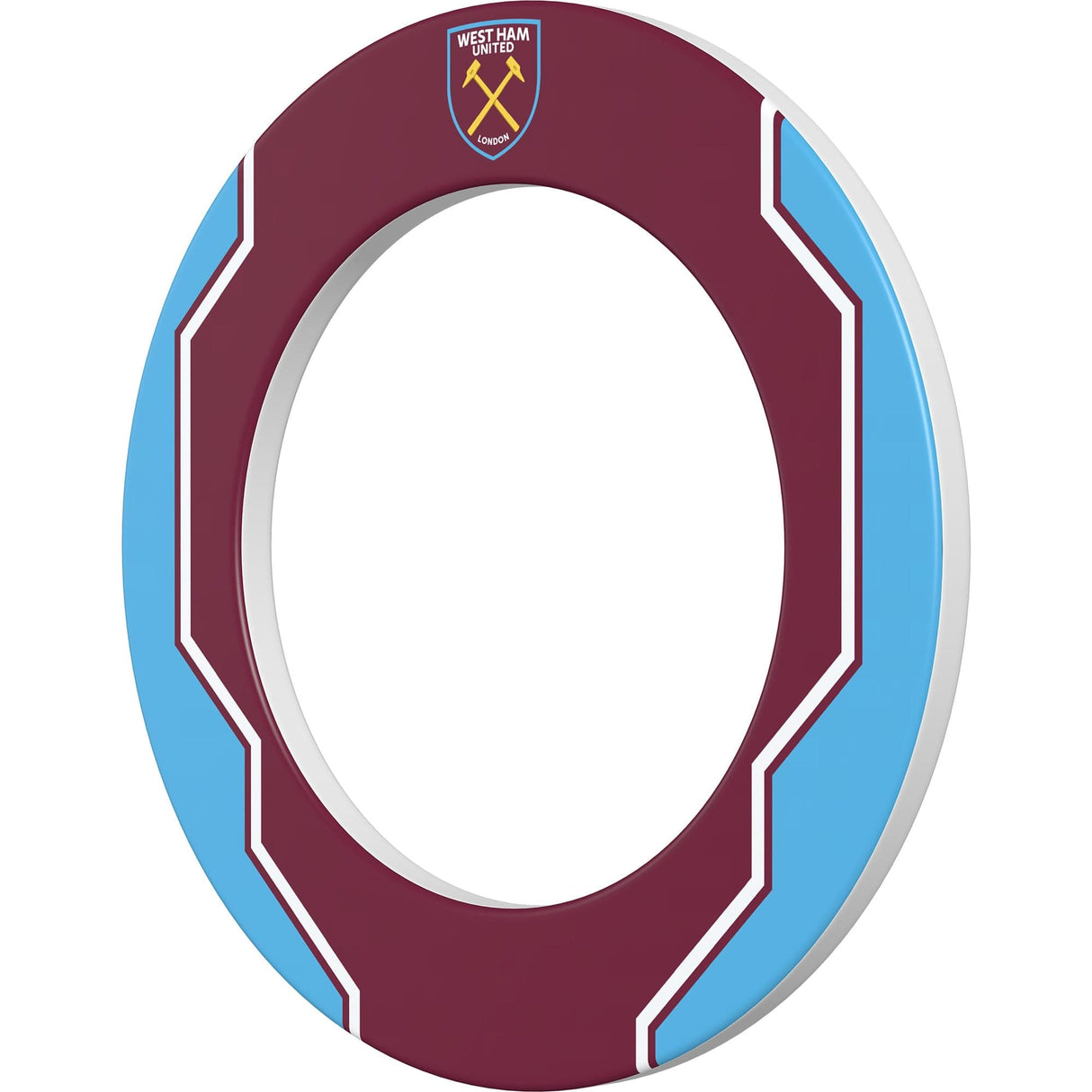 West Ham United FC - Official Licensed - Dartboard Surround - S3 - Geo