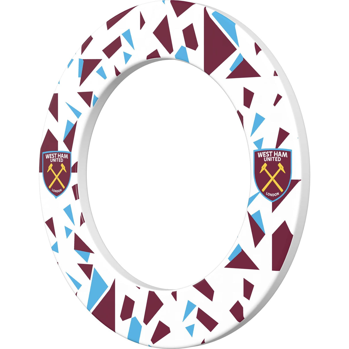 West Ham United FC - Official Licensed - Dartboard Surround - S4 - Abstract