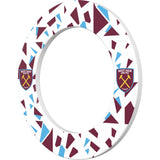 West Ham United FC - Official Licensed - Dartboard Surround - S4 - Abstract