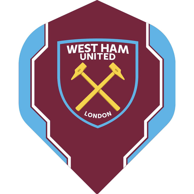 West Ham United FC - Official Licensed - Dart Flights - No2 - Std - F2 - Geo
