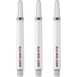 West Ham United FC - Official Licensed - Nylon Stems - Dart Shafts with Springs - White