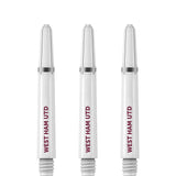 West Ham United FC - Official Licensed - Nylon Stems - Dart Shafts with Springs - White