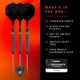 Winmau Gian van Veen Switch Darts - Steel Tip - 90% Tungsten - TS-Pro