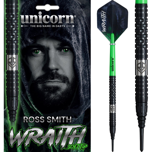 Unicorn Wraith Darts - Soft Tip - 90% Tungsten - Ross Smith 20g