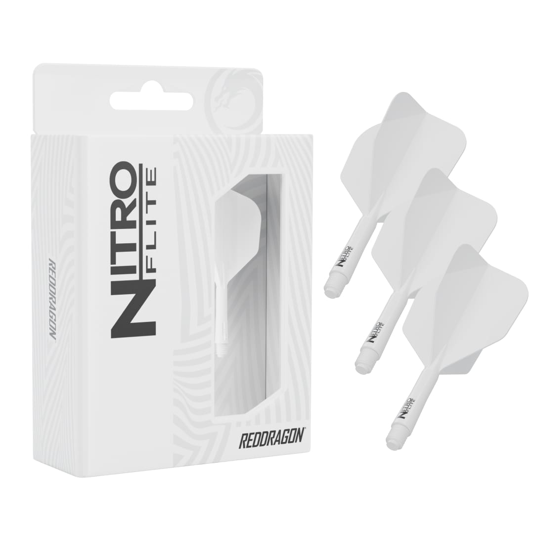 Red Dragon Nitro Flite - Standard No6 - White Stem