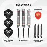 Shot X-Control Darts - Steel Tip - Stainless Steel