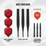 Shot Zen Darts - Soft Tip - 90% Tungsten - Torpedo 20g