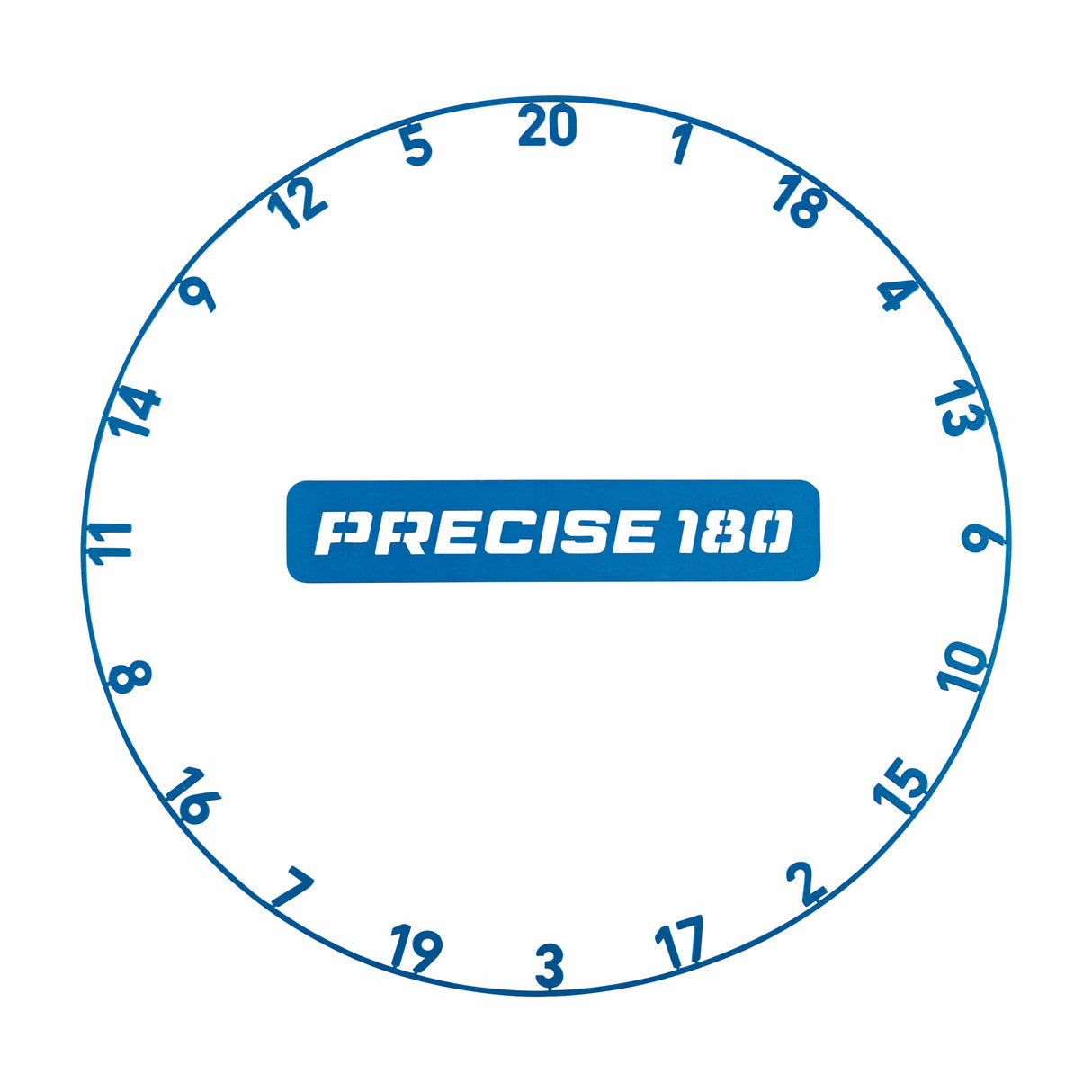 Precise 180 Number Ring - One-Piece - Colours Arctic Blue