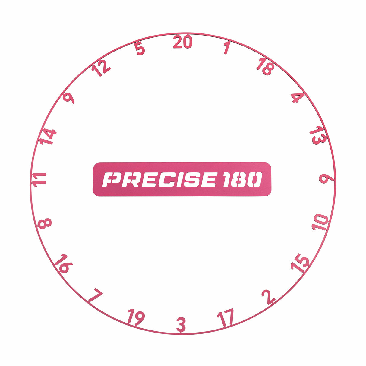 Precise 180 Number Ring - One-Piece - Colours Cyber Pink