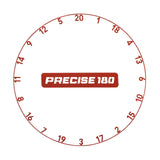 Precise 180 Number Ring - One-Piece - Colours Faded Red