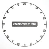 Precise 180 Number Ring - One-Piece - Colours Graphite