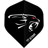 BULL'S B-Star Dart Flights - 100 Micron - A-Std - Panther