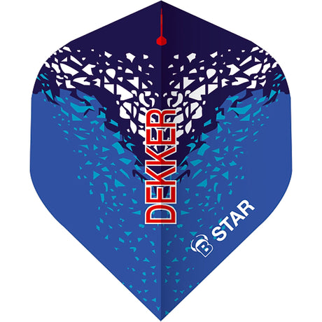 BULL'S B-Star Dart Flights - 100 Micron - A-Std - Jan Dekker