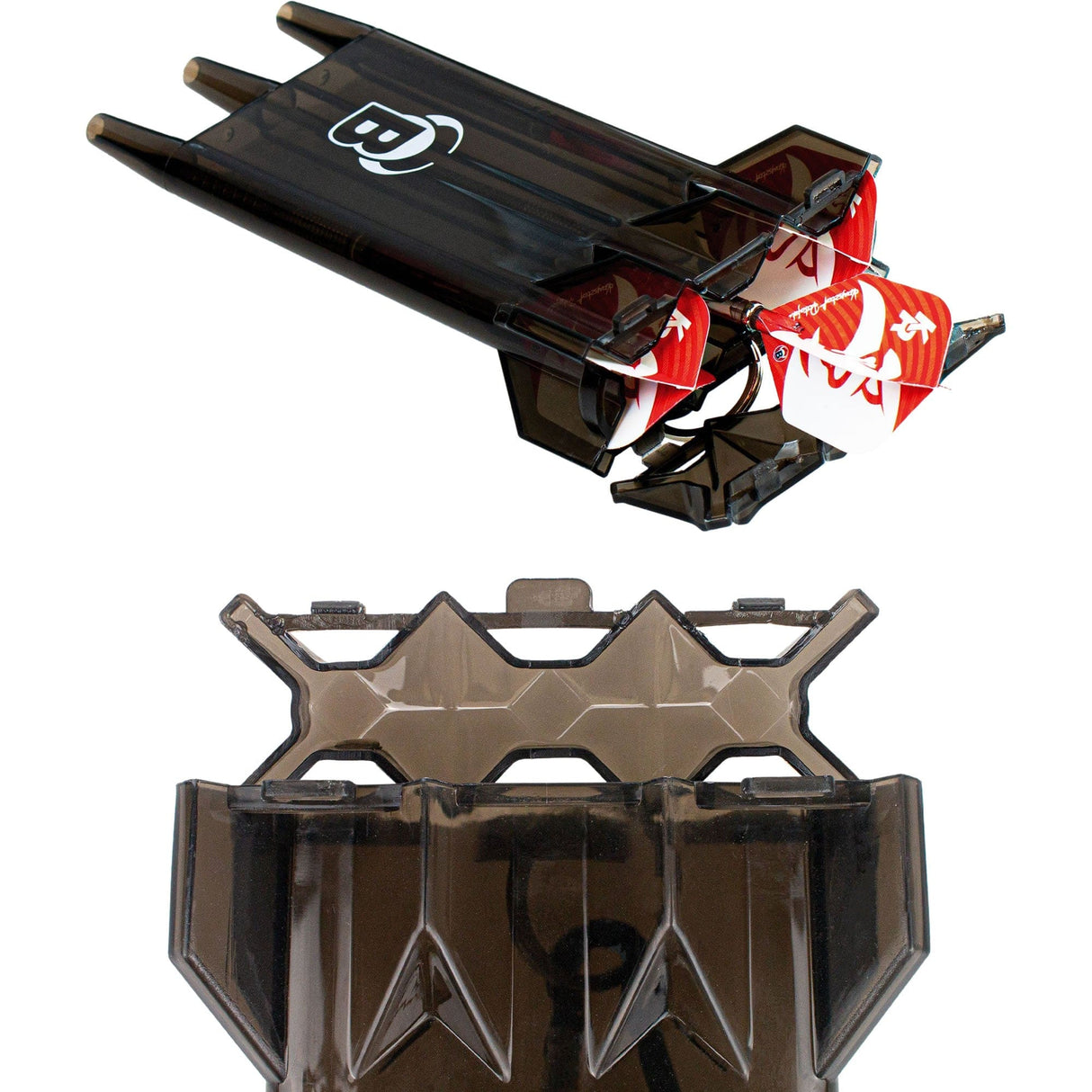 BULL'S Acra X Dart Case - Holds Fully Set Up Darts - Colours