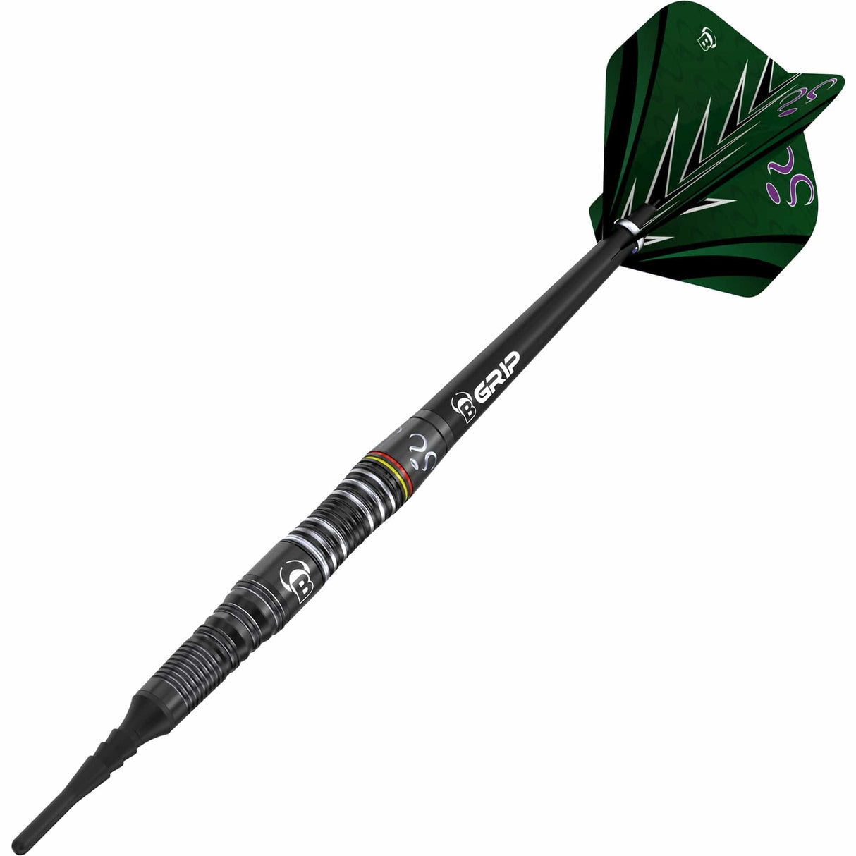 BULL'S Brian Raman Darts - Soft Tip - 90% Tungsten - Black Titanium 18g