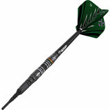 BULL'S Brian Raman Darts - Soft Tip - 90% Tungsten - Black Titanium 18g