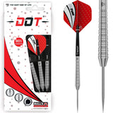 BULL'S Dot D3 Darts - Steel Tip - 90% Tungsten - Twin Ring 22g
