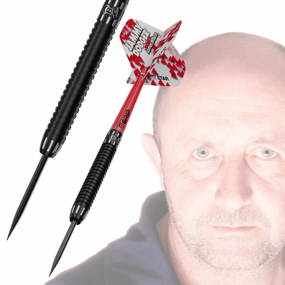 BULL'S James Wilson Darts - Steel Tip - Jammy Dodger