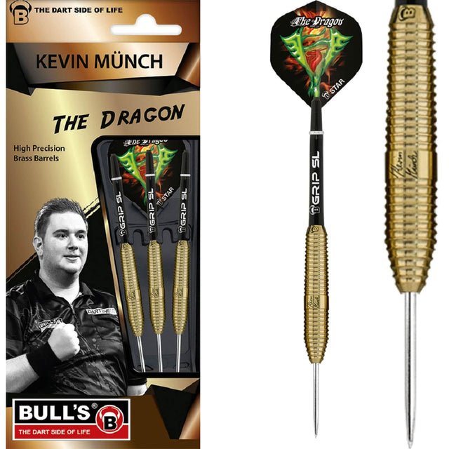 BULL'S Kevin Munch - Steel Tip - Brass - The Dragon 21g