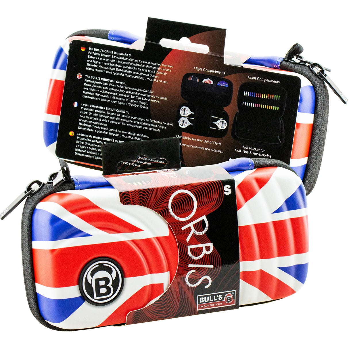 BULL'S Orbis Dart Case - Strong EVA Material - S - UJ