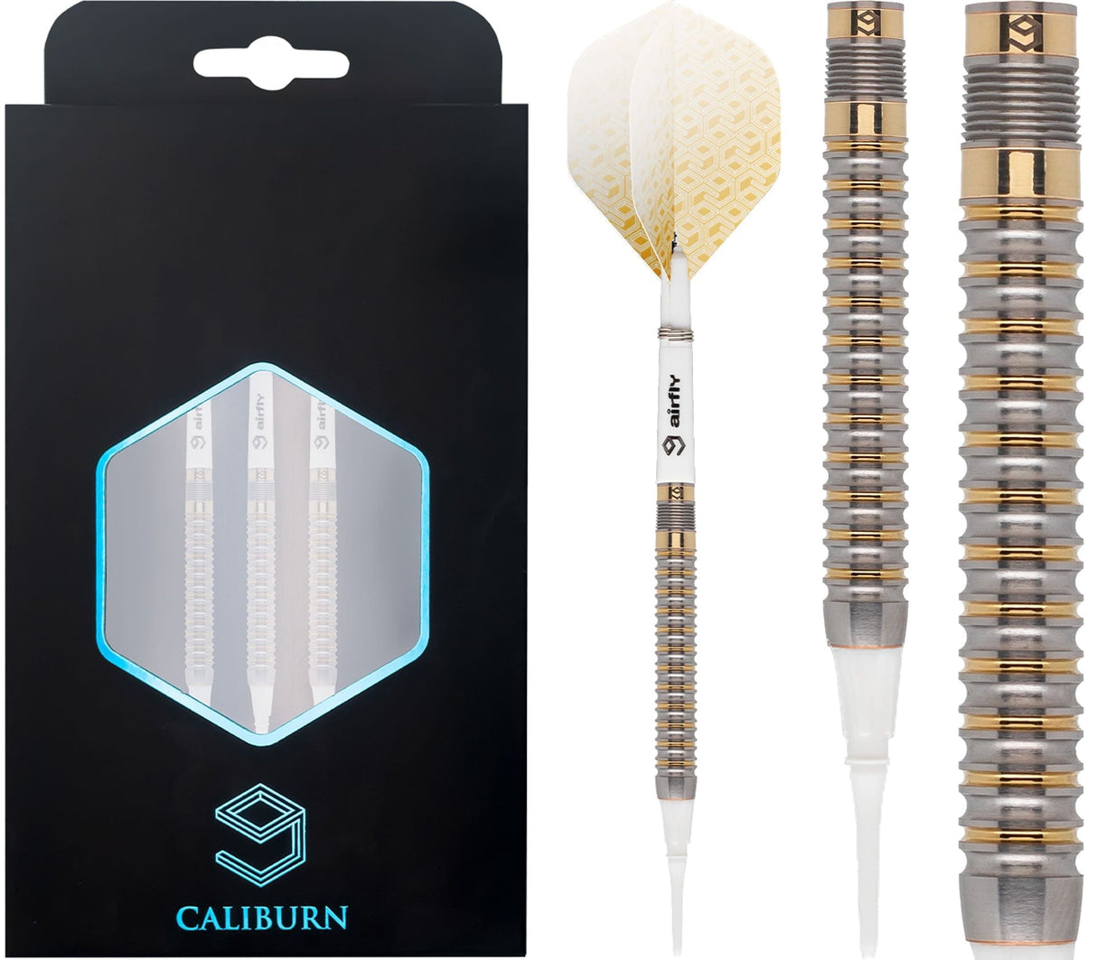 *Caliburn Artisan II Darts - Soft Tip - 90% - Gold