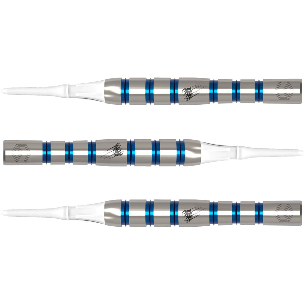 *Caliburn Player Darts - Soft Tip - 90% - Blue Ring - Ice Cat 19g