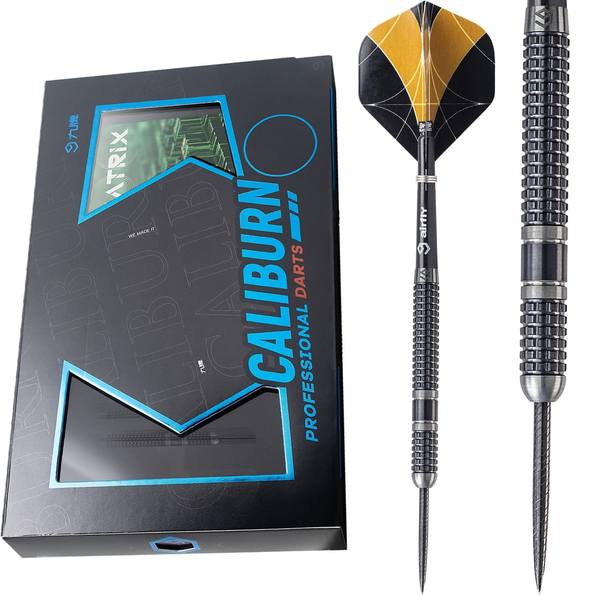 *Caliburn Matrix I Darts - Steel Tip - 90% - A1 - Black 23g