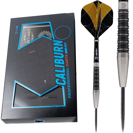 Caliburn Nights Watch Darts - Steel Tip - 95% - N2 - Black 22g