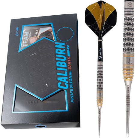 Caliburn Player Darts - Steel Tip - 90% - Silver & Gold - Han 21g