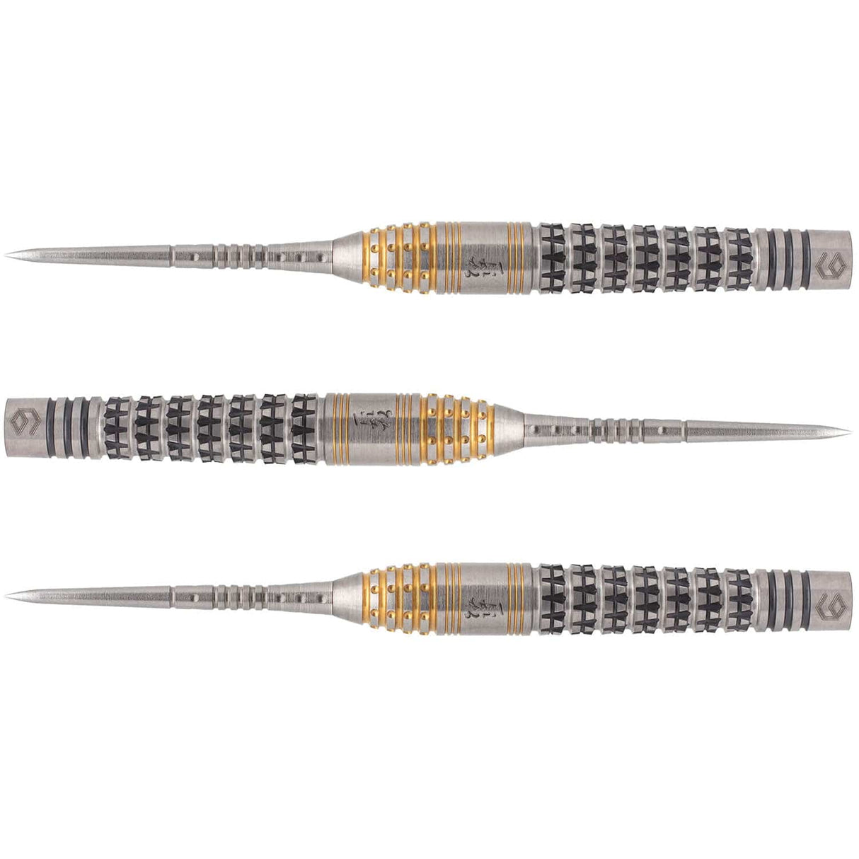 Caliburn Player Darts - Steel Tip - 90% - Silver & Gold - Han