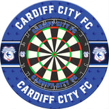 Cardiff City FC - Official Licensed - Dartboard Surround - S3 - Stripe Crest