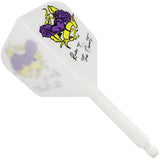 *Condor AXE Player Series Dart Flights - Natsumi Iwata - Heart of Gold - Small - White Short