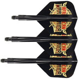 *Condor AXE Dart Flights - Devon Petersen - Small - African Warrior - Inspiration 2 - Black Short