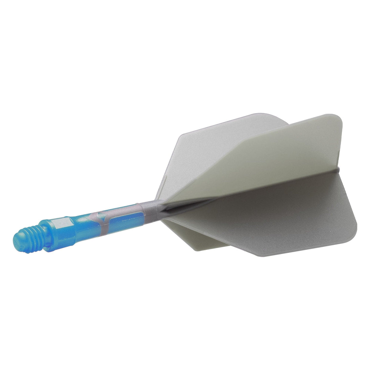 *Cuesoul Rost T19 Integrated Dart Shaft and Flights - Big Wing - Sky Blue with Grey Flight