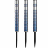 *Darts Corner Blue Menace Darts - Steel Tip Tungsten - Blue Rings 22g