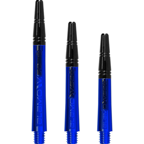 Harrows Alamo VS2 Dart Shafts - Polycarbonate - Black Aluminium Top - Blue