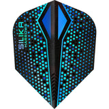 Harrows Silika Dart Flights - Tough Crystaline Coated - Std - No6 - Colourshift-X Blue
